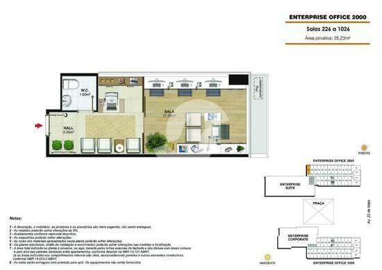 Enterprise Office, 24 a 49 m², Itaboraí - RJ