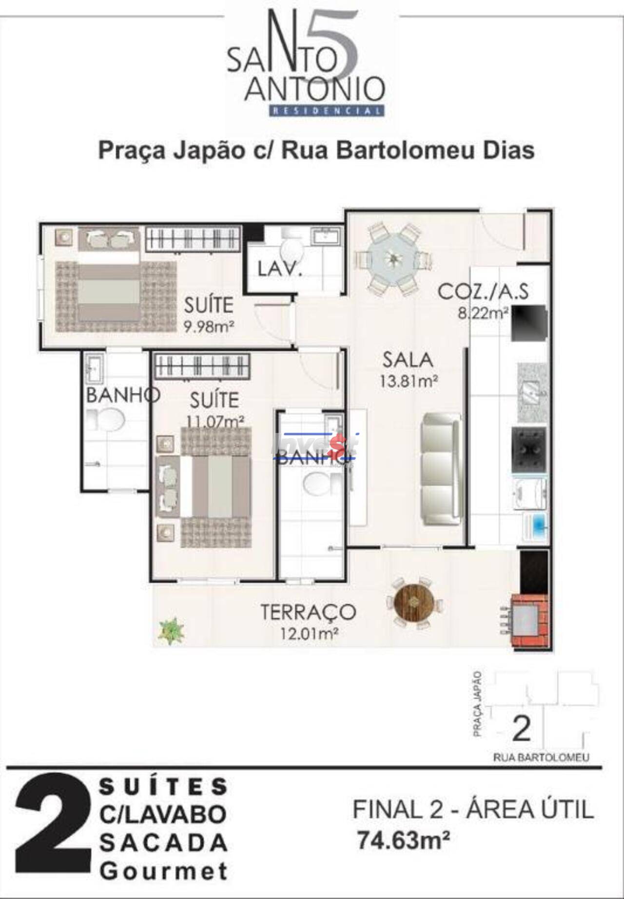 Apartamento Aviação, Praia Grande - SP