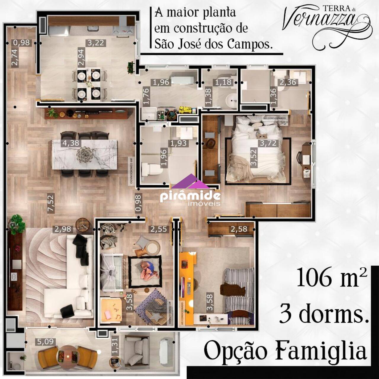 Apartamento Urbanova, São José dos Campos - SP