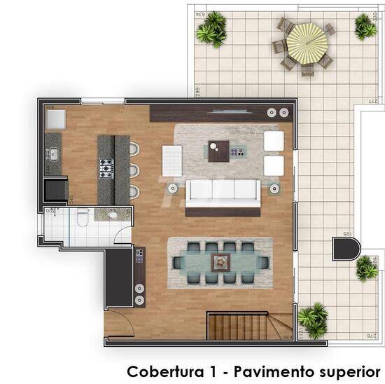 Normandie, apartamentos com 3 quartos, 105 a 109 m², Curitiba - PR