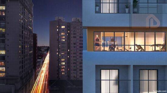 Log, apartamentos com 1 quarto, 25 m², Curitiba - PR
