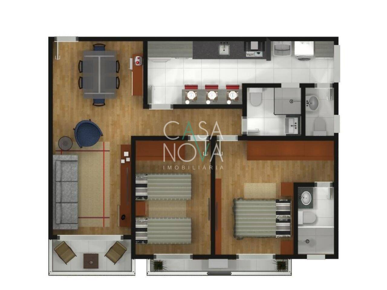 Apartamento Embaré, Santos - SP