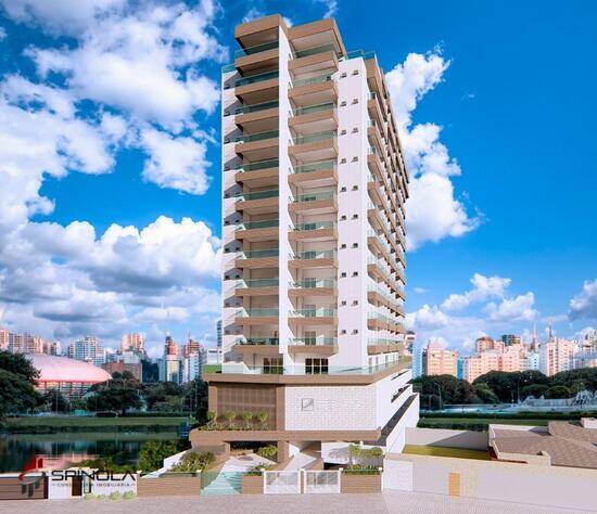 Apartamento de 97 m² Vila Caiçara - Praia Grande, à venda por R$ 523.000