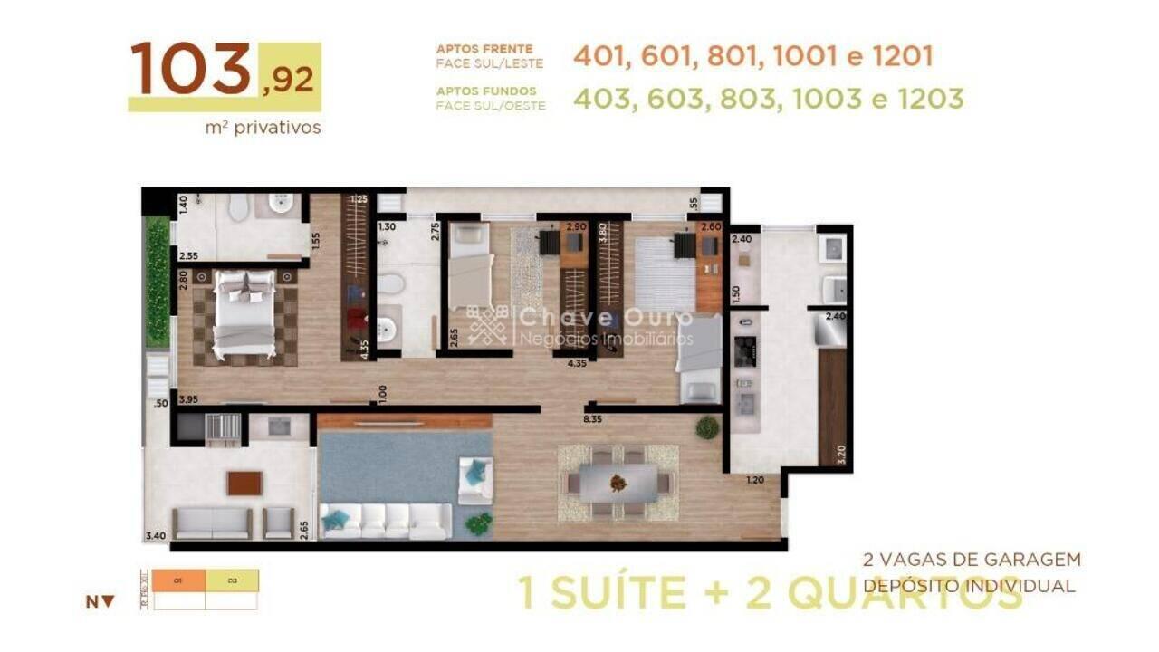 Apartamento Cancelli, Cascavel - PR