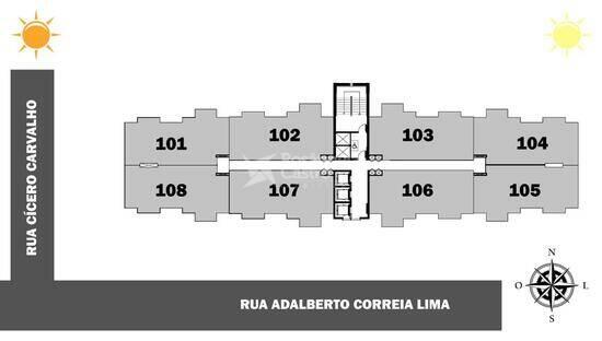 Volpi Art Residence, apartamentos com 3 quartos, 71 m², Teresina - PI