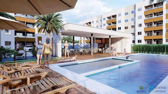 Residencial Santorini, apartamentos com 2 quartos, 57 m², Caucaia - CE