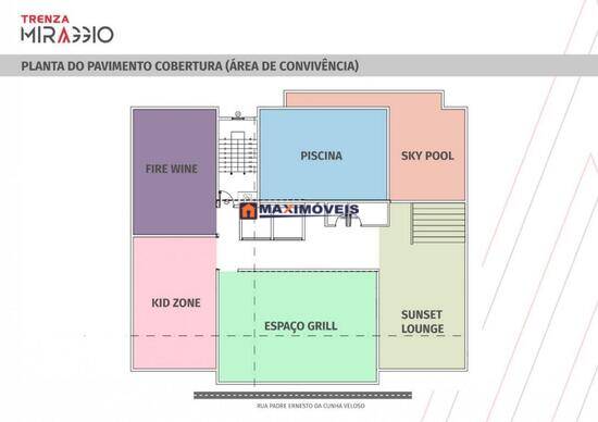 Trenza Miraggio, apartamentos com 1 a 3 quartos, 44 a 94 m², Atibaia - SP