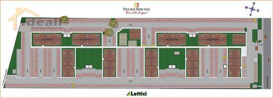 Residencial Village Toscana, apartamentos com 2 quartos, 52 a 55 m², Canoas - RS