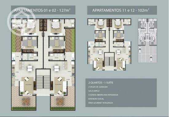 Kadije Residencial, apartamentos com 2 a 3 quartos, 102 a 153 m², Barretos - SP