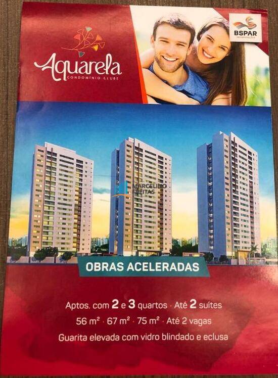 Aquarela Condominio Club, apartamentos com 2 a 3 quartos, 57 a 76 m², Fortaleza - CE