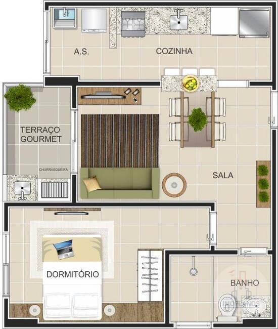  Canto do Forte, apartamentos com 1 a 2 quartos, 1 a 67 m², Praia Grande - SP