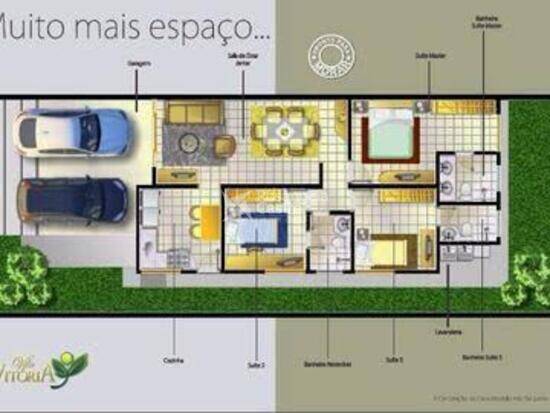 Vila Vitória, casas com 3 quartos, 106 a 160 m², Teresina - PI