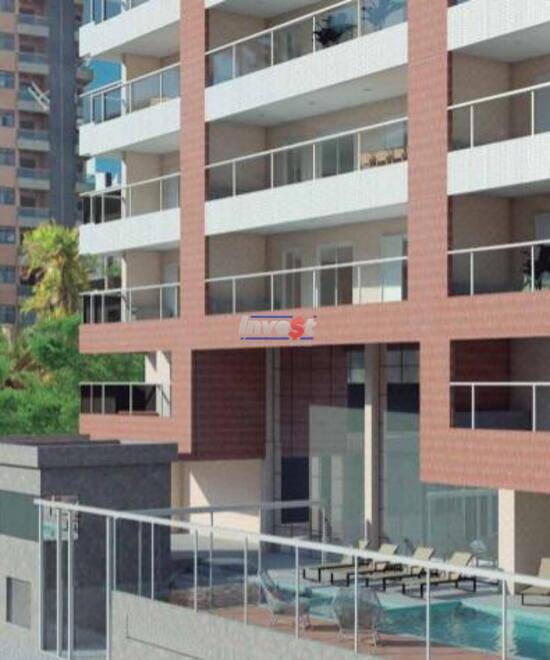 Apartamento de 80 m² Balneário Flórida - Praia Grande, à venda por R$ 662.820,19