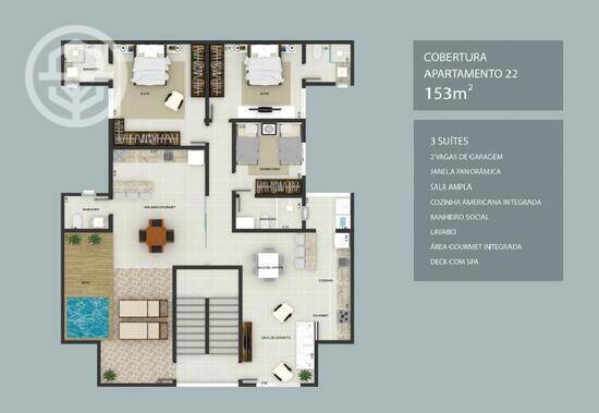 Kadije Residencial, apartamentos com 2 a 3 quartos, 102 a 153 m², Barretos - SP