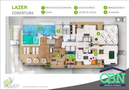 Residencial Viguer, apartamentos com 1 quarto, 45 m², Praia Grande - SP