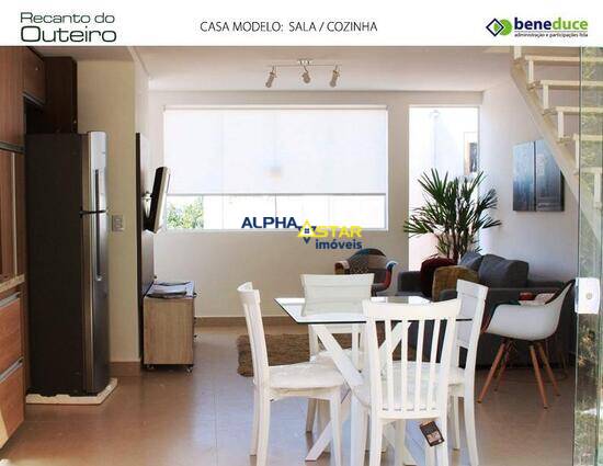 Recanto do Outeiro, casas com 3 quartos, 86 a 92 m², Cotia - SP