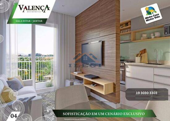 Valença Residencial, apartamentos com 2 quartos, 48 a 48 m², Valinhos - SP