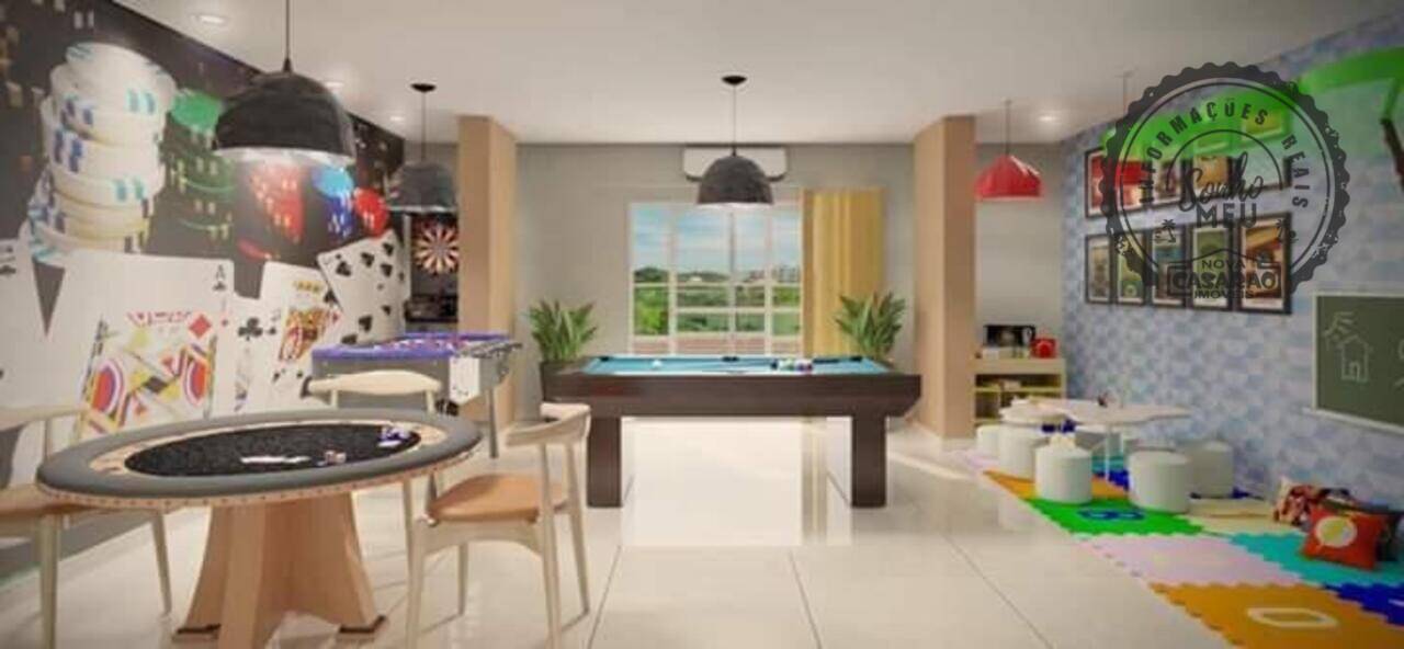 Apartamento com 2 dormitórios à venda, 88 m² por R$ 398.640 - Cidade Ocian - Praia Grande/SP