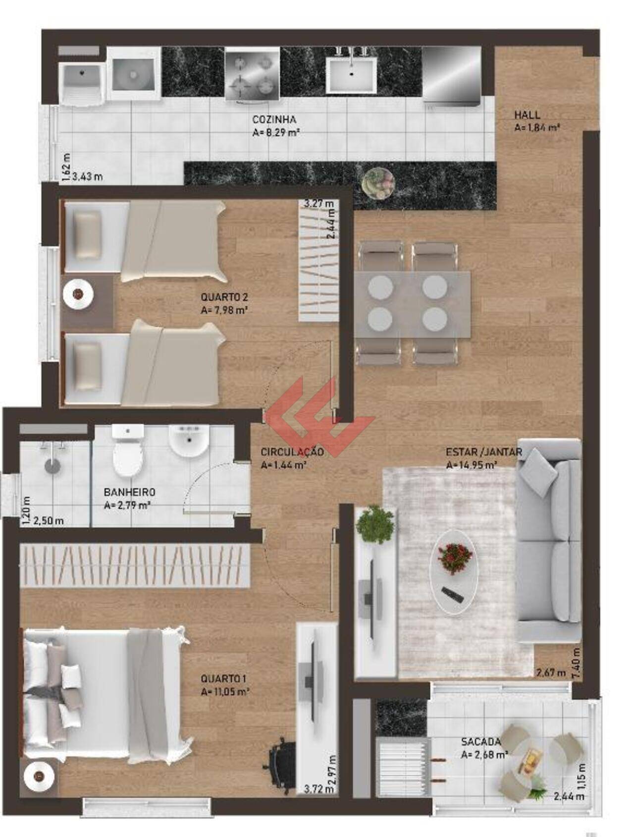 Condomínio de apartamentos residencial Solar das Figueiras Gravataí 