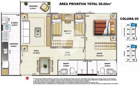 Chambord Grimaldi, com 2 quartos, 57 a 130 m², Niterói - RJ