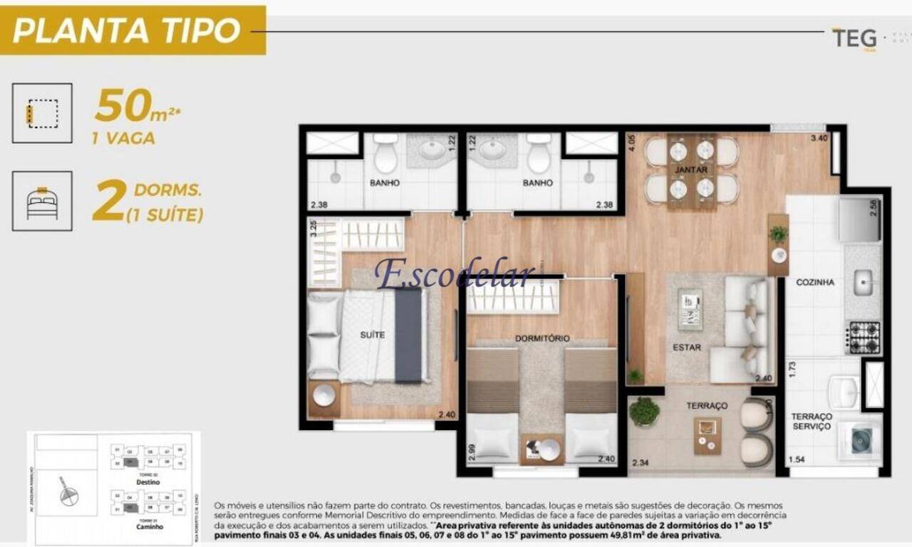 Apartamento Vila Guilherme, São Paulo - SP