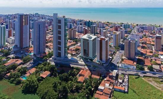 Apartamento de 59 m² Cabo Branco - João Pessoa, à venda por R$ 539.000