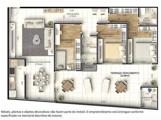 Costa Das Hortênsias, com 2 a 3 quartos, 60 a 135 m², Curitiba - PR