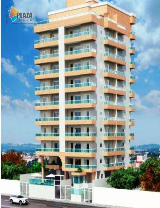 Apartamento de 66 m² Vila Caiçara - Praia Grande, à venda por R$ 446.128,71