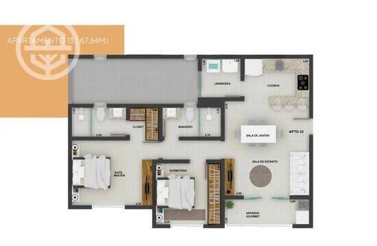Brooklyn Residencial, com 2 a 3 quartos, 68 a 140 m², Barretos - SP