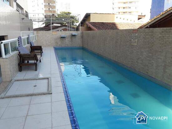 Apartamento de 100 m² Vila Guilhermina - Praia Grande, à venda por R$ 405.000