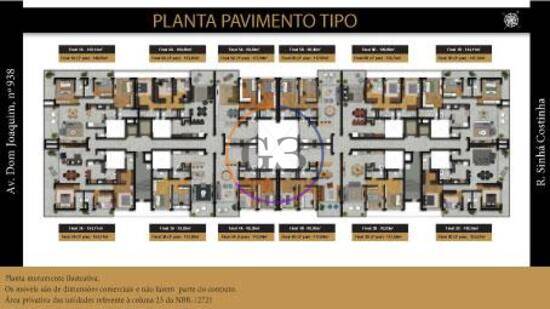 Luís de Camões, apartamentos com 2 a 3 quartos, 98 m², Pelotas - RS