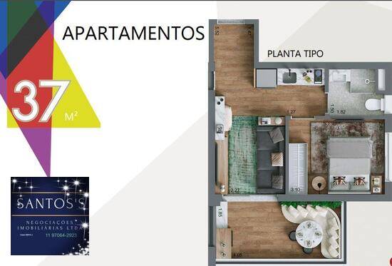 Klabin Paulista, apartamentos com 1 a 2 quartos, 40 a 64 m², São Paulo - SP