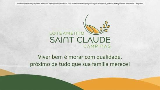 Saint Claude Campinas, terrenos, 150 a 175 m², Campinas - SP