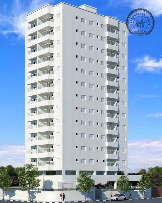 Apartamento de 76 m² Aviação - Praia Grande, à venda por R$ 466.000