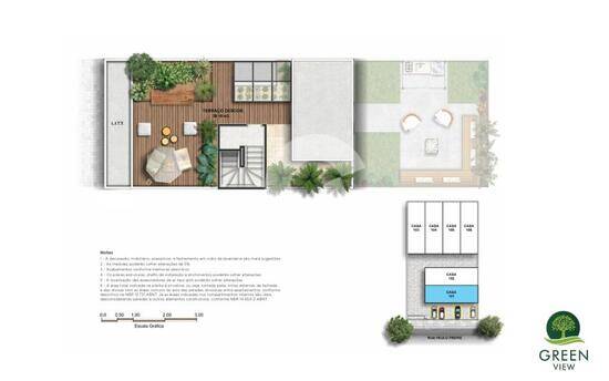 Green View, casas com 4 quartos, 202 a 203 m², Niterói - RJ