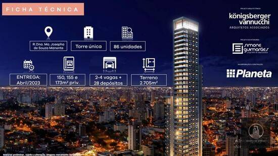Ícone Planeta, apartamentos com 3 quartos, 150 a 173 m², Sorocaba - SP