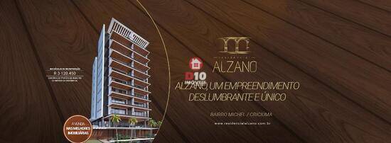  Residencial Alzano, com 3 quartos, 153 m², Criciúma - SC