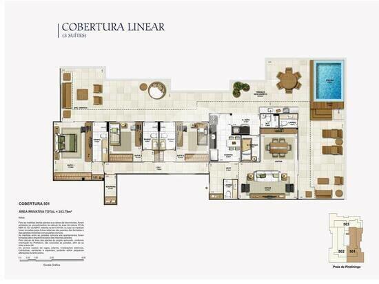 Surf Beach Residence, com 4 quartos, 85 a 265 m², Niterói - RJ