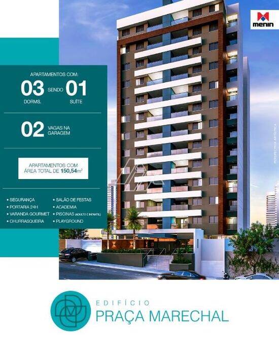  Praça Marechal, apartamentos com 3 quartos, 81 m², Marília - SP