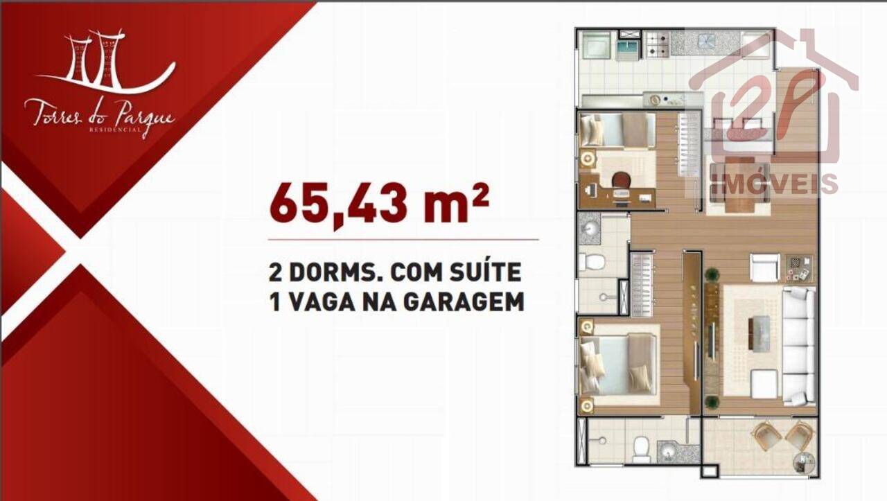 Apartamento Parque Santo Antônio, Jacareí - SP