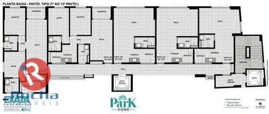 Park Home, com 1 quarto, 30 a 32 m², Recife - PE