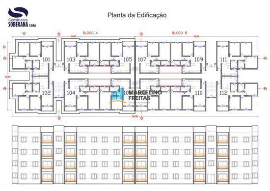 Residencial Portal da Esperança, apartamentos com 2 a 3 quartos, 54 a 62 m², Fortaleza - CE