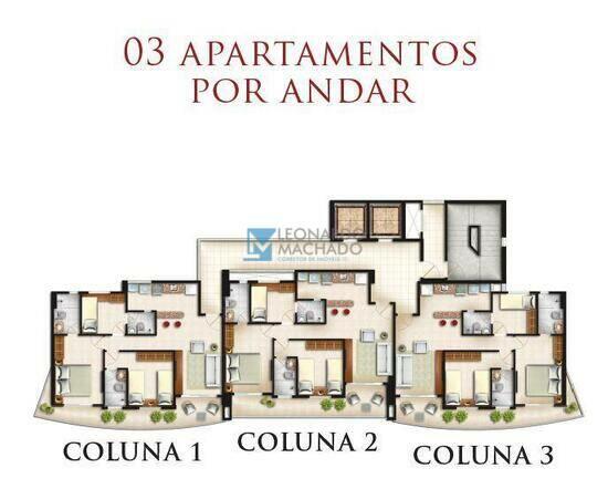 Adagio, apartamentos com 2 a 3 quartos, 72 m², Fortaleza - CE