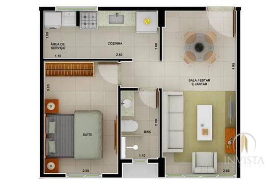 Royal Garden Residence, apartamentos com 1 a 2 quartos, 36 a 143 m², João Pessoa - PB