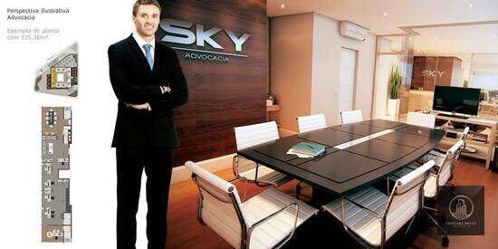 Sala de 34 m² Edifício Sky Trade Center - Sorocaba, aluguel por R$ 1.400/mês