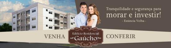 Residencial Gaucho, apartamentos com 1 a 2 quartos, 51 a 77 m², Estância Velha - RS