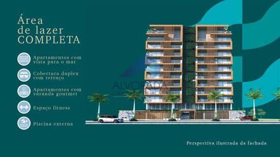 Apartamento de 118 m² Praia das Palmeiras - Caraguatatuba, à venda por R$ 1.157.169