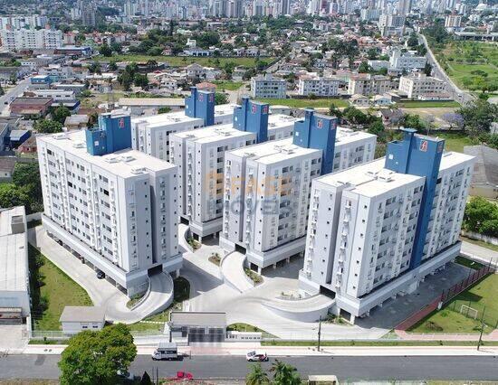 Edifício Nações Unidas, apartamentos com 2 quartos, 58 a 59 m², Criciúma - SC