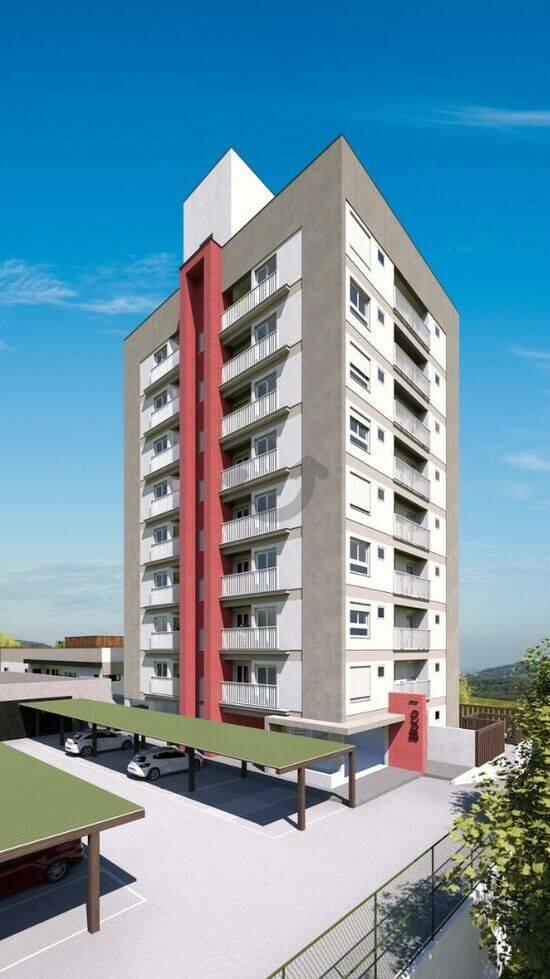 Apartamento de 78 m² Jardim Europa - Santa Cruz do Sul, à venda por R$ 511.400