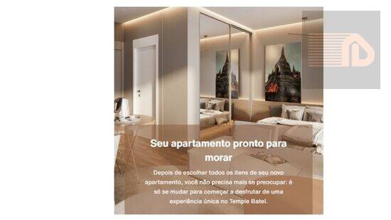 Temple, apartamentos com 1 quarto, 31 m², Curitiba - PR